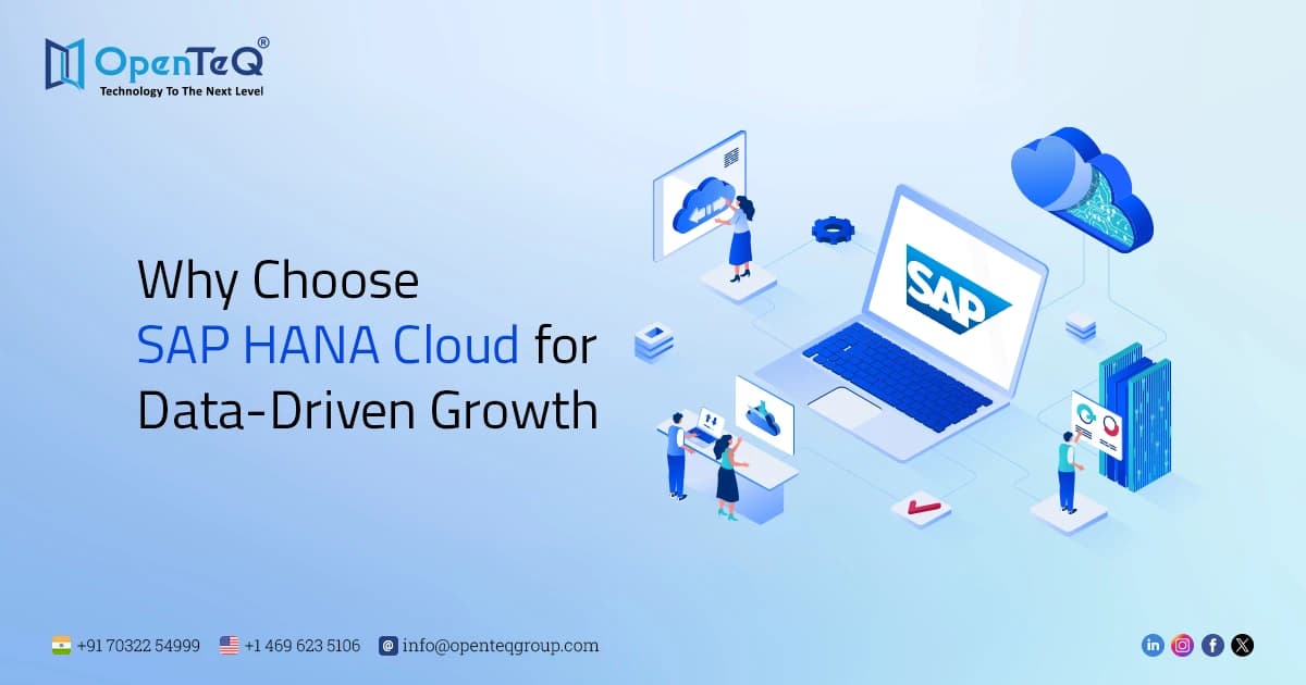 Why Choose SAP HANA Cloud for Data Driven Growth
